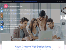 Tablet Screenshot of creativewebdesignideas.com